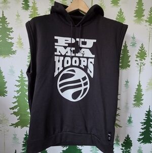 Puma Hoops Sleeveless Hoodie